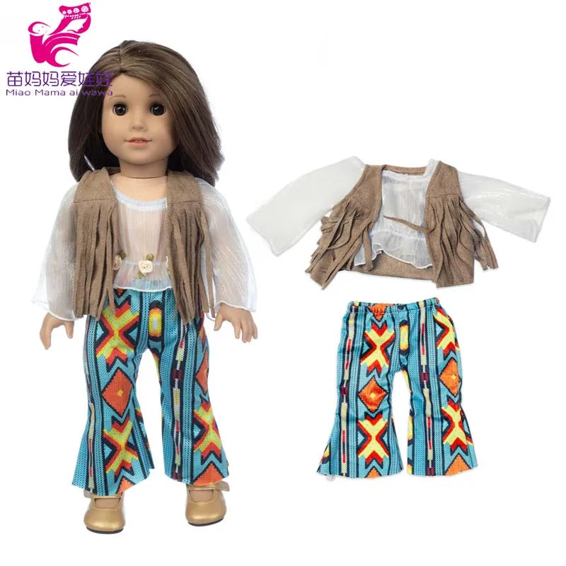 18-Inch Girl Doll Winter Coat — 43cm Baby Doll Jacket Outfit for Dressing