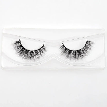Visofree 3D Mink Eyelashes – Thick Handmade Full Strip Cruelty-Free False Lashes for Makeup M56
