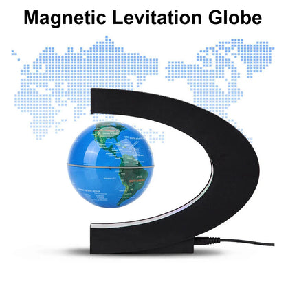 Floating Magnetic Levitation Globe – LED World Map Antigravity Lamp, Novelty Ball Light for Home Decor & Gifts