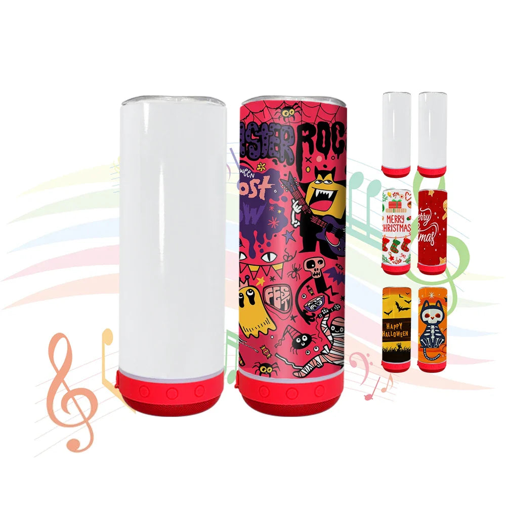 20oz Bluetooth Speaker Stainless Steel Tumbler for Sublimation