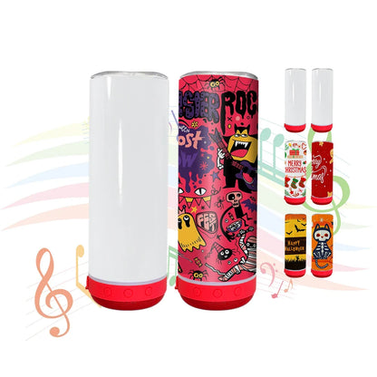 20oz Bluetooth Speaker Stainless Steel Tumbler for Sublimation