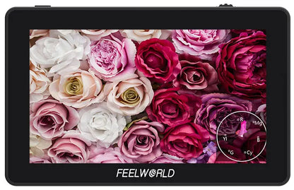 FEELWORLD F6 PLUS V2 6" DSLR Camera Field Monitor – 3D LUT, Touchscreen IPS, 1920x1080 FHD, 4K Support, Focus Assist
