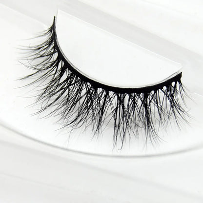 Visofree 3D Mink Eyelashes – Thick Handmade Full Strip Cruelty-Free False Lashes for Makeup M56