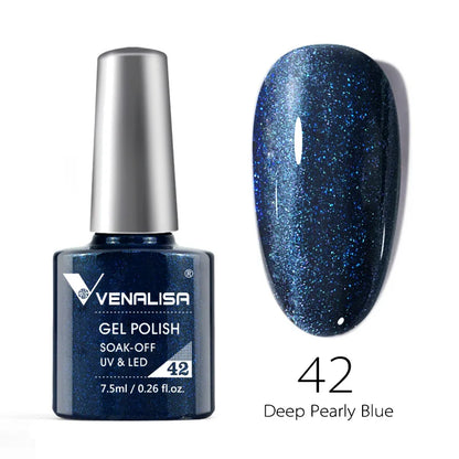 VENALISA 7.5ml HEMA-Free Nail Gel Polish – VIP4 Semi-Permanent Soak-Off UV/LED Gel Varnish, Full Coverage Nail Lacquer
