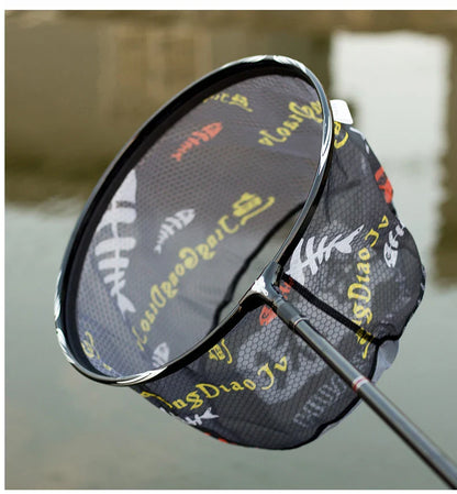 Carbon Fiber Anti-Hook Fishing Net Head – Ultra-Light Titanium Alloy Deepening Net Tool Accessory