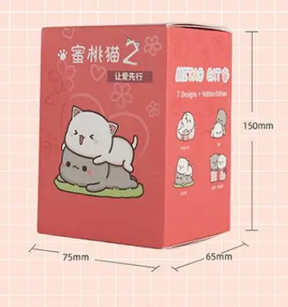 Mitao Cat Blind Box Toys – Cute Lucky Cat Cartoon Figures for Home Decor, 2 Seasons
