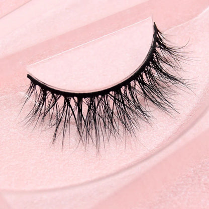 Visofree 3D Mink Eyelashes – Thick Handmade Full Strip Cruelty-Free False Lashes for Makeup M56