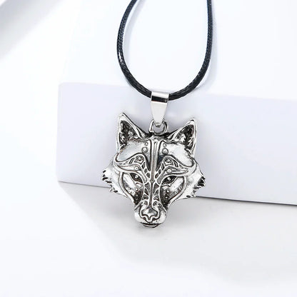 Norse "I Am Wolf" Viking Celtic Necklace for Men & Women - Popular Totem Amulet with Card, Jewelry Gift
