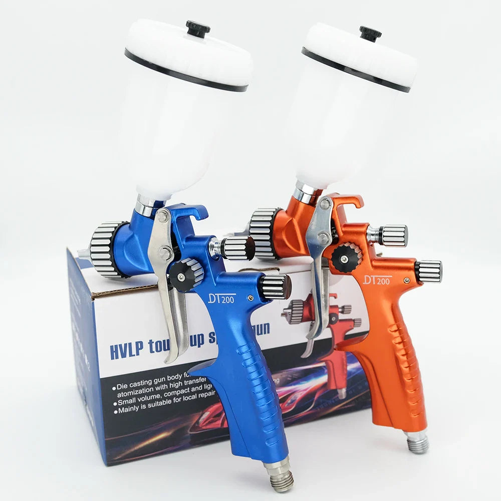 Professional HVLP Mini Paint Spray Gun — 0.5/0.8/1.0/1.2mm Nozzles | Car Airbrush Pneumatic Sprayer