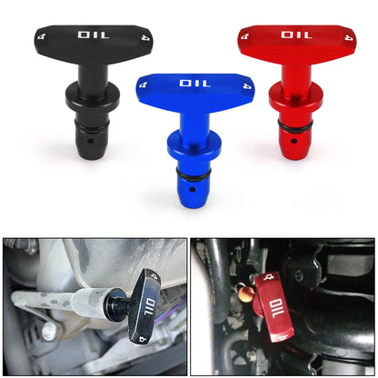 Universal Car Oil Dipstick Pull Handle: Aluminum Billet Auto Replacement for Engine Modification & Decoration - TT102191