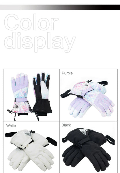 2-in-1 Extra Thick Ski Gloves – Waterproof, Windproof Winter Mittens for Men & Women