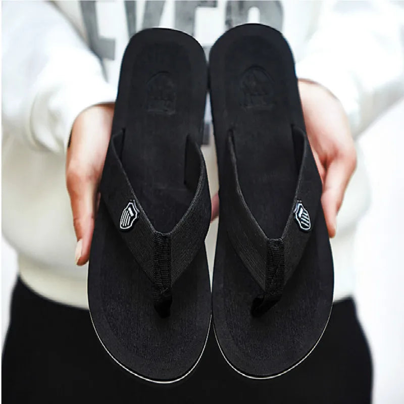 Men's Summer Sandals – High-Quality Anti-Slip Flip Flops, Casual Beach Shoes, Zapatos Hombre Slippers