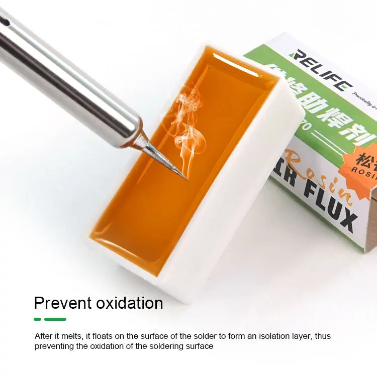 RELIFE RL-070 High Purity Rosin Soldering Paste – Soldering Assistant for Electric Iron & Tin Tools