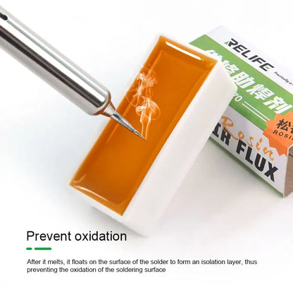 RELIFE RL-070 High Purity Rosin Soldering Paste – Soldering Assistant for Electric Iron & Tin Tools