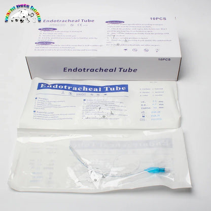 Disposable Veterinary Endotracheal Tube with Cuff – Sterile Tracheal Tube for Animal Use