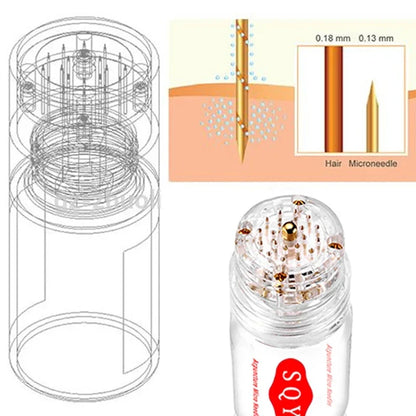 SQY 20-Pin Titanium Needle Tips for Derma Stamp - Reusable Anti-Aging & Whitening Skin Care Serum Tool