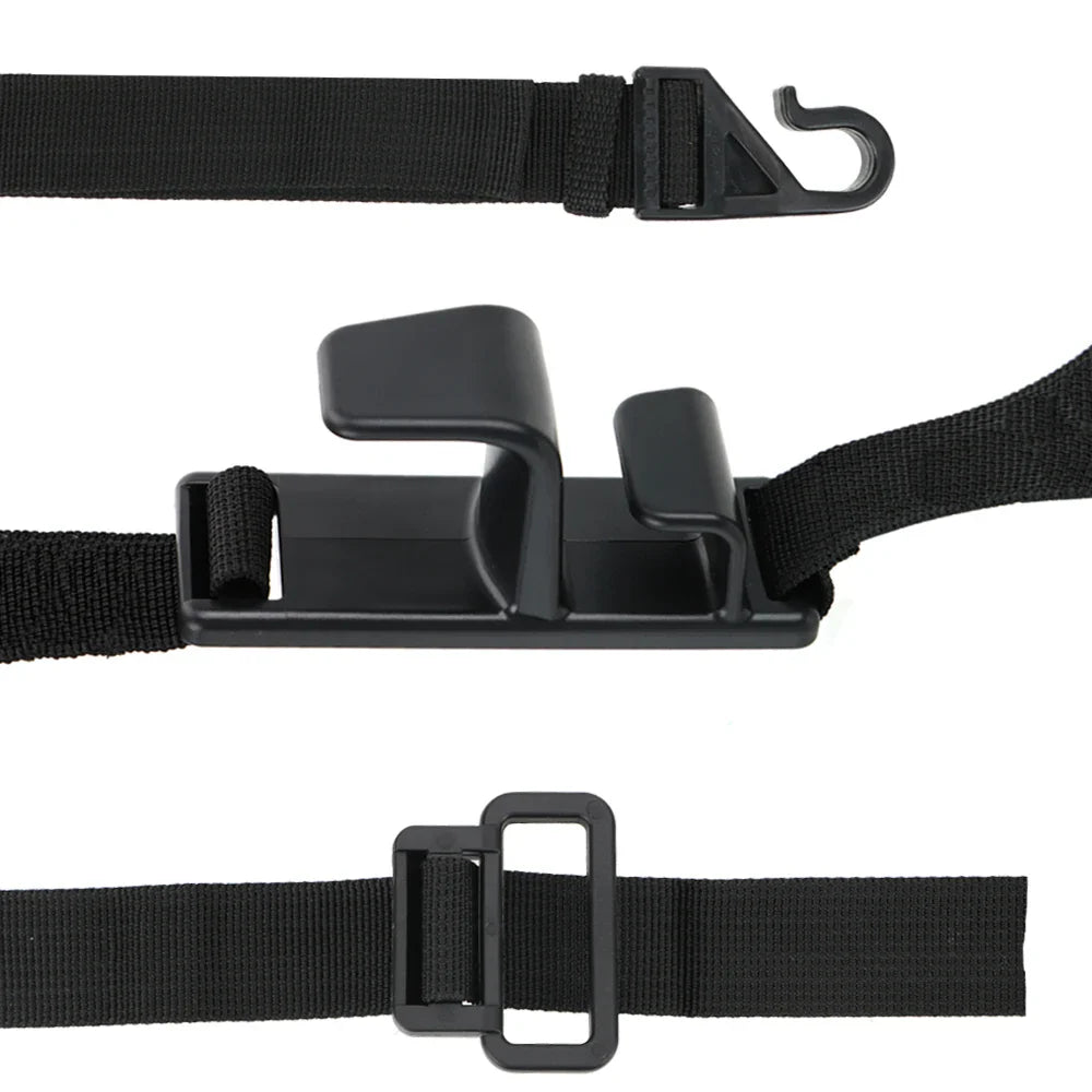YOSOLO Universal Car Seat Headrest Hook – Adjustable Auto Hanger for Bags & Groceries