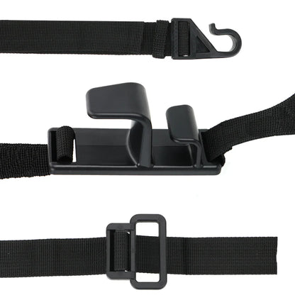 YOSOLO Universal Car Seat Headrest Hook – Adjustable Auto Hanger for Bags & Groceries