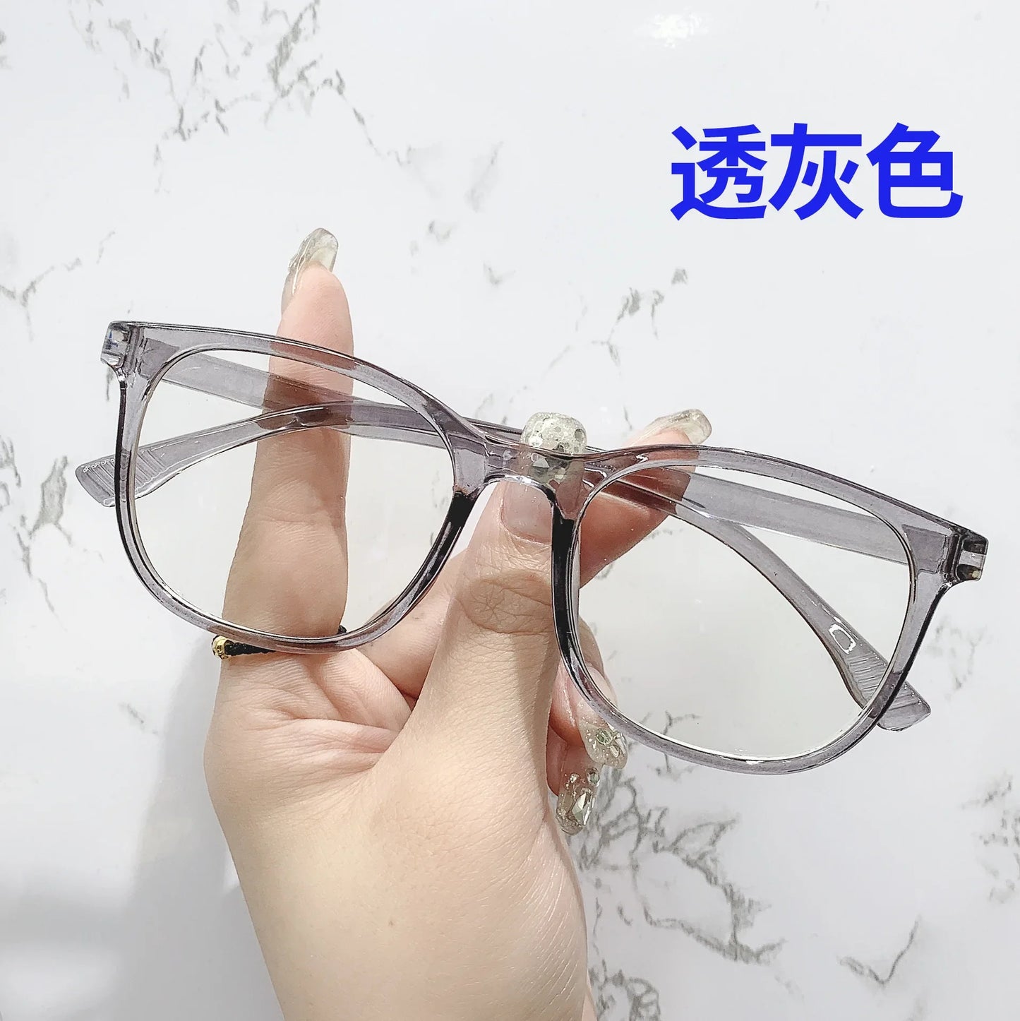 Transparent Blue Light Blocking Glasses – Square & Round Computer Eyewear for Men & Women