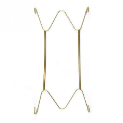 Stainless Steel Plate Holder Hanger - Wall-Mounted Spring Hook for Plates and Home Decoration - Multi-Purpose Kitchen Organizer