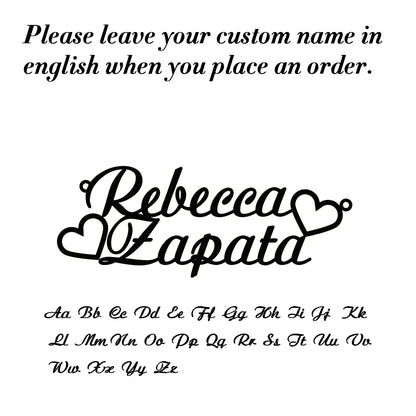 Sipuris Custom Name Necklace - Personalized Gold Stainless Steel Choker Jewelry Gift for Women & Men Wedding Style