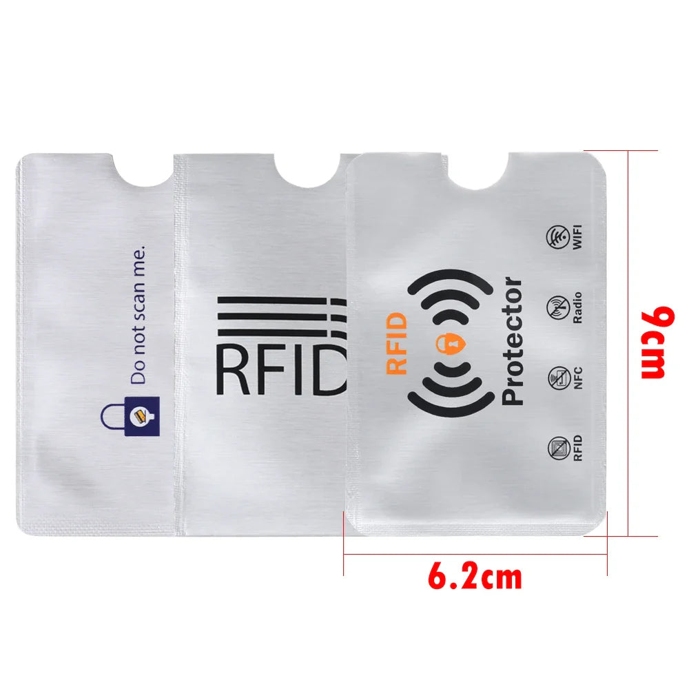 10PCS RFID Credit Card Protector Sleeves – Anti-Theft Blocking Skin Case Covers for Bank Cards, New Hot Sale