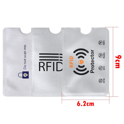 10PCS RFID Credit Card Protector Sleeves – Anti-Theft Blocking Skin Case Covers for Bank Cards, New Hot Sale