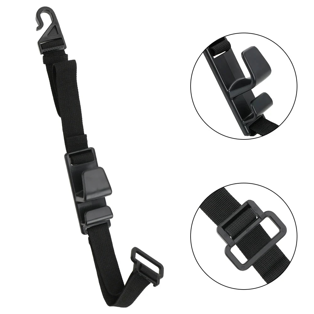 YOSOLO Universal Car Seat Headrest Hook – Adjustable Auto Hanger for Bags & Groceries
