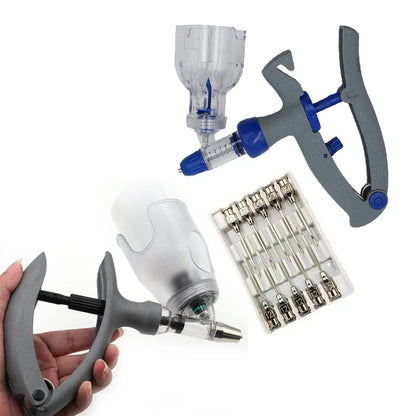 Automatic Veterinary Syringe 1ml/2ml/5ml — Adjustable Continuous Injection for Livestock, Pigs, Cattle, Sheep