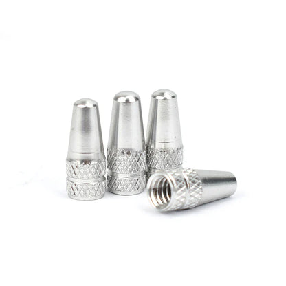 4/8PCS Aluminum Alloy Bicycle Tire Valve Caps – Dustproof Presta Valve Protectors for MTB & Road Bikes