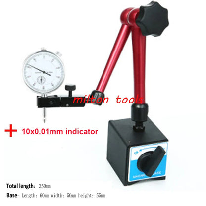 Hot Dial Indicator with Universal Magnetic Stand | 0.8mm & 10mm Dial Test Comparator for Equipment Calibration