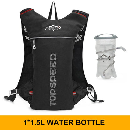 INOXTO 5L Trail Running Backpack - Ultra-Light Hydration Vest for Marathon & Cycling with 1.5L/2L Water Bag