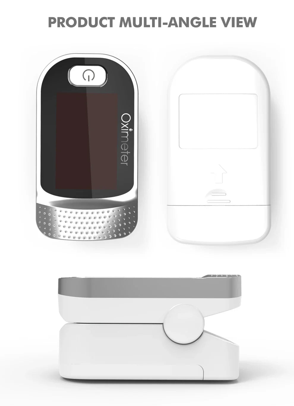 KIUZOU Finger Pulse Oximeter – SPO2, PR, PI, RR Blood Oxygen Saturation & Heart Rate Monitor, OLED Display