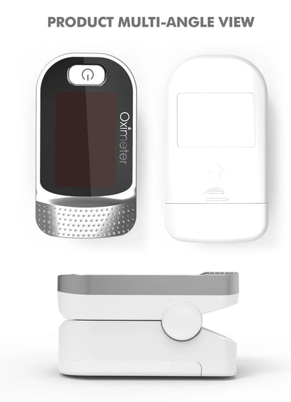 KIUZOU Finger Pulse Oximeter – SPO2, PR, PI, RR Blood Oxygen Saturation & Heart Rate Monitor, OLED Display