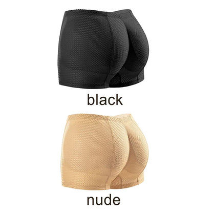 Wechery Hip Curve Builder Padding Panties – Butt Lifter Sexy Boyshorts Shapewear, Breathable Nude Control Underwear