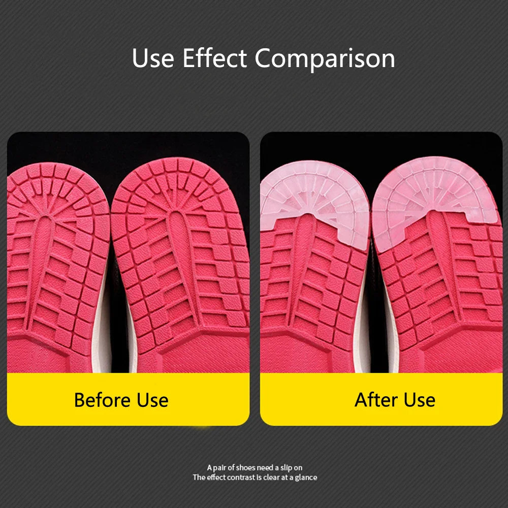 Anti-Slip Self-Adhesive Sole Protector Sticker: Wear-Resistant Outsole Insoles for Shoe Repair - Rubber Pads for Sneakers & Heels