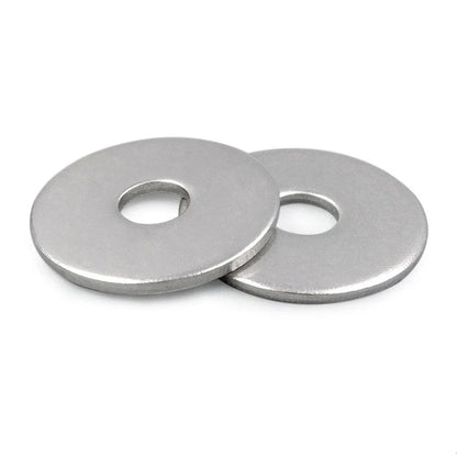 2/50pcs M2.5-M16 A2-70 304 Stainless Steel Oversized Flat Washers — Large Wide Plain Gaskets