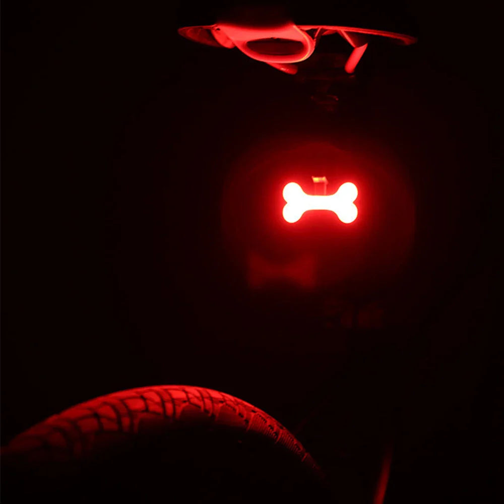 USB Charging Bicycle Taillight with Multi Lighting Modes, LED Flash Rear Lights for MTB Seatpost Bike Accessories