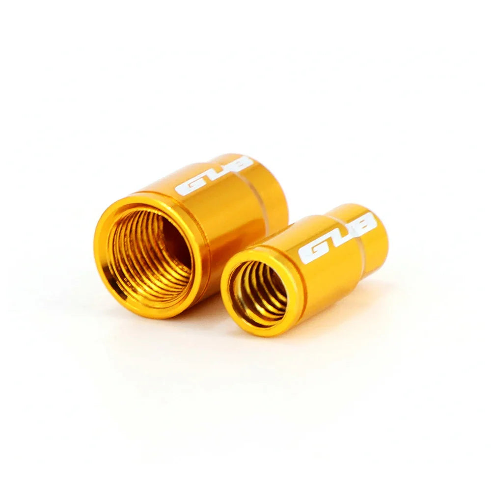 4pcs Aluminum Bike Tire Valve Caps – Ultralight MTB Road Mountain Schrader/Presta Tyre Protectors