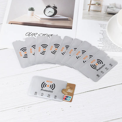 10PCS RFID Credit Card Protector Sleeves – Anti-Theft Blocking Skin Case Covers for Bank Cards, New Hot Sale