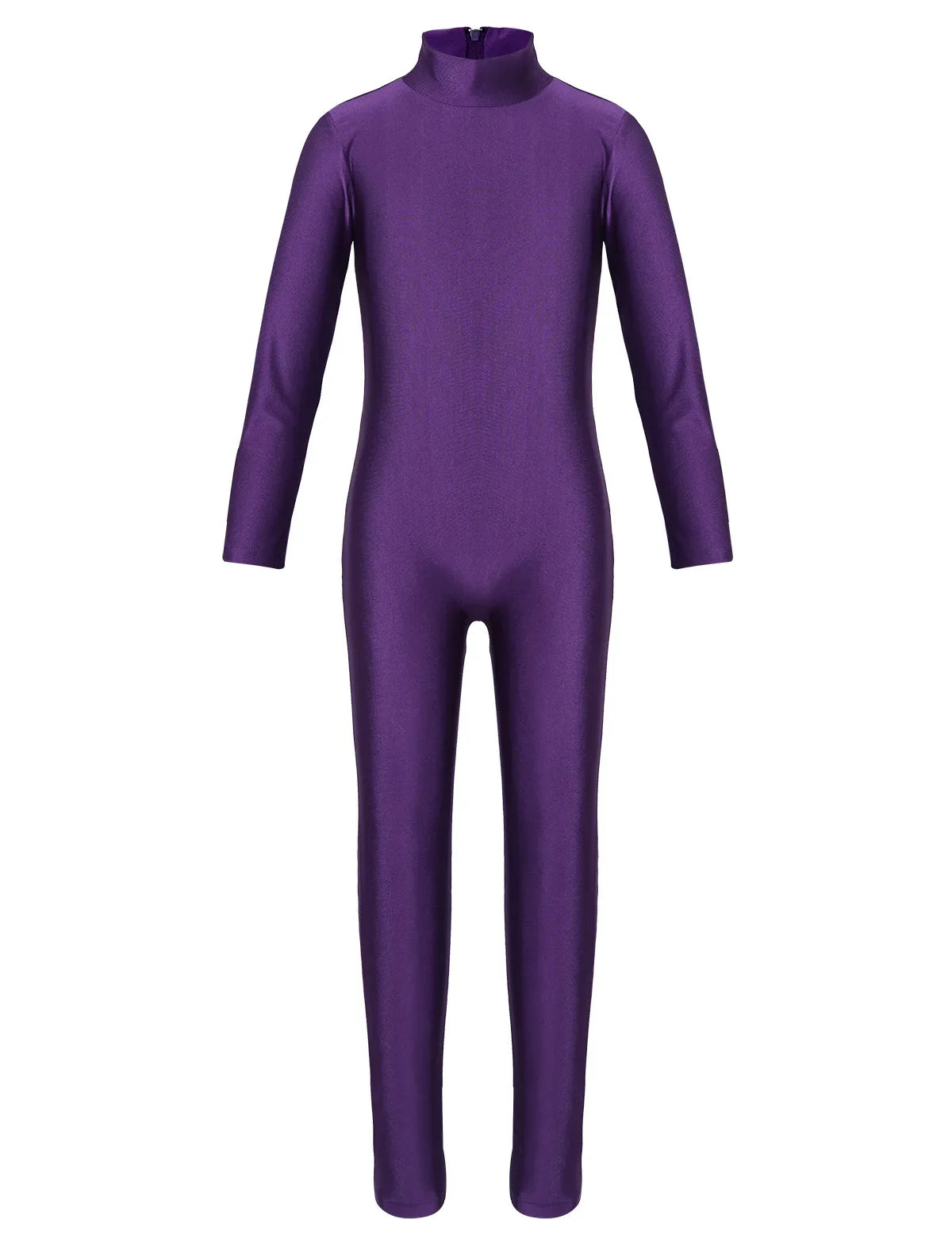 Kids Girls Full Body Gymnastics Bodysuit, Ballet Dance Jersey Leotard, Jumpsuit Sports Unitard, Children Dancewear and Sportswear