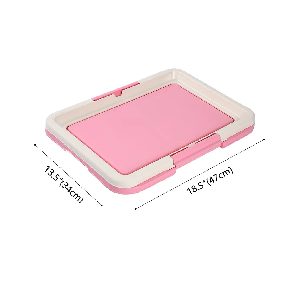 Portable Indoor Dog Training Toilet: Potty Pet Toilet for Small Dogs and Cats - Cat Litter Box Puppy Pad Holder Tray, Convenient Pet Supplies