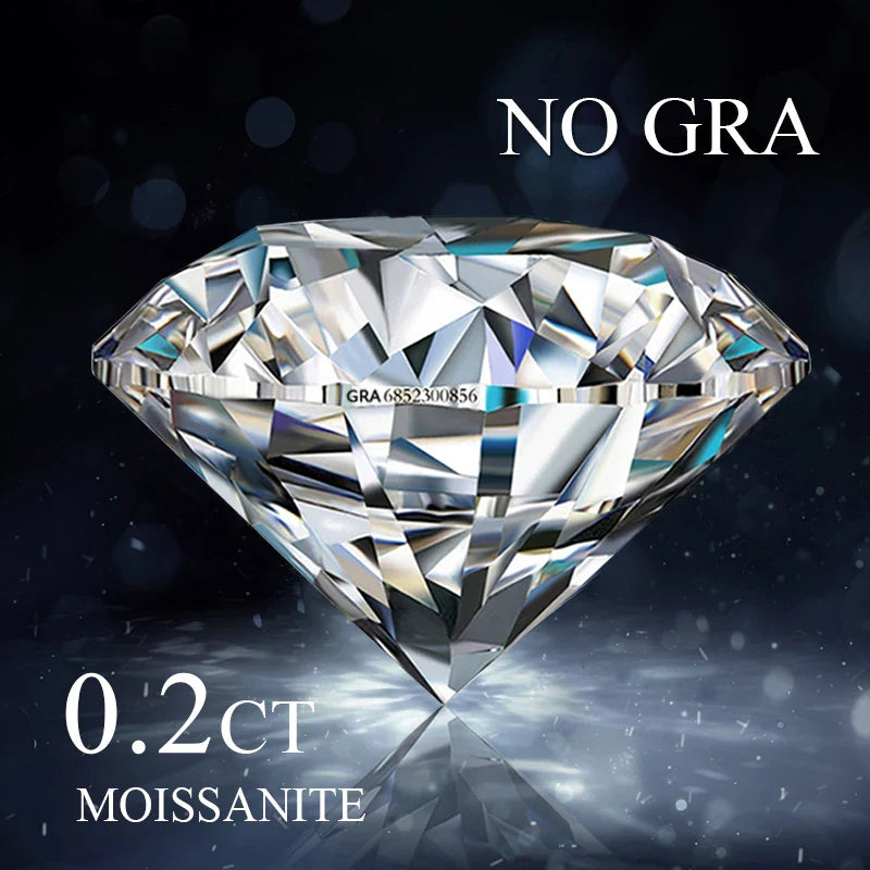100% Real Moissanite Diamond Tester Pen — GRA Certified D VVS1 Belgium Cut Gemstones at Factory Price