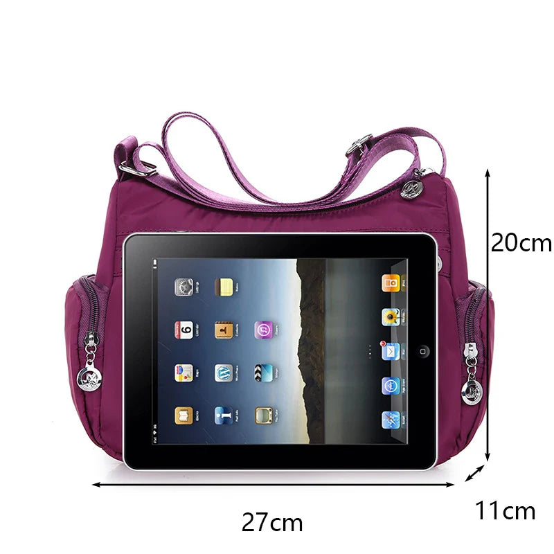 Yogodlns Oxford Waterproof Shoulder Bag – Women’s Casual Crossbody, Large Capacity Multifunction Messenger & Shopping Handbag