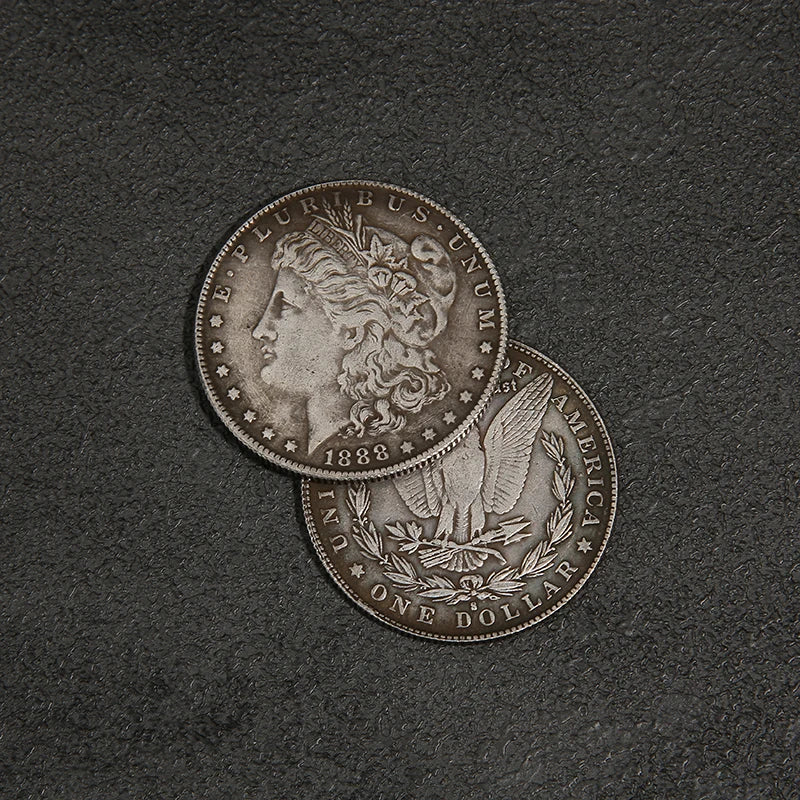 Steel Morgan Dollar Coin (3.8cm) – Magic Trick Prop for Appearing & Disappearing Coin Performances