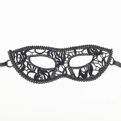 Sexy Lace Eye Mask for Women — Venetian Masquerade, Halloween & Carnival Half-Face Cosplay Party Mask