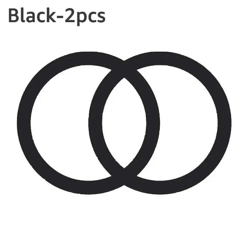 2-Pack MagSafe Magnetic Ring Plate — Universal Metal Sticker for Wireless Charging & Car Mount Holder