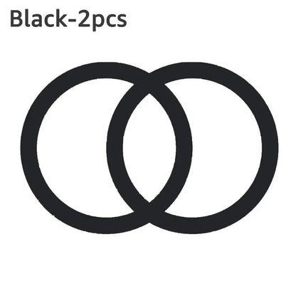 2-Pack MagSafe Magnetic Ring Plate — Universal Metal Sticker for Wireless Charging & Car Mount Holder