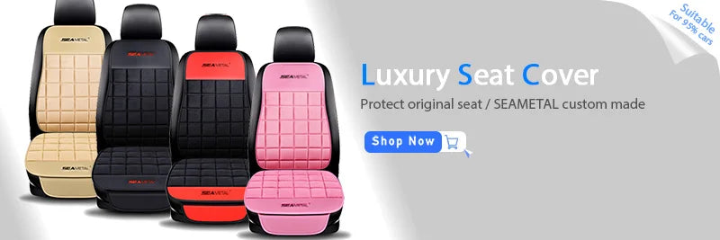 SEAMETAL PU Leather Car Handbag Holder - Seat Back Hanging Storage Organizer for Auto Interior