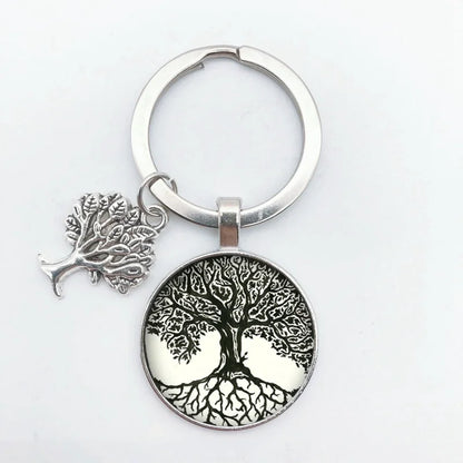 Tree of Life Keychain – Vintage Handmade Fashion Key Ring Jewelry Gift for Men & Women Party & Everyday Use Accessories
